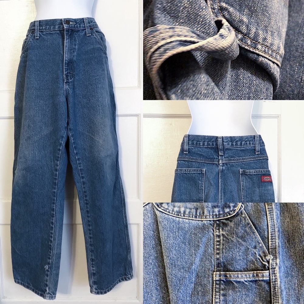 Dickies carpenter wide leg skate jeans size 34" 34x30
